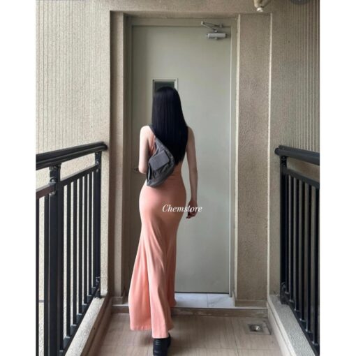Đầm Maxi Body Ba Lỗ Xẻ Đùi Táo Bạo Quyến Rũ DO137 Chemstore - Hình ảnh 4