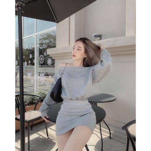 Đầm Mini Liền Trễ Vai Ôm Body DH003 Chemstore - Nữ - Women - Hình ảnh 5