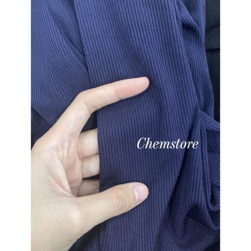 Đầm Mini Xòe Tay Dài Nẹp Cục Vành DG012 Chemstore - Nữ - Women - Hình ảnh 8