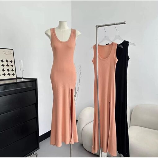 Đầm Maxi Body Ba Lỗ Xẻ Đùi Táo Bạo Quyến Rũ DO137 Chemstore - Hình ảnh 6