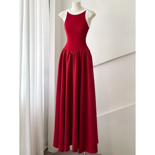 Đầm Maxi Body Phối Tùng Xòe DO195 Chemstore - Dành Cho Nữ - Women - Hình ảnh 4
