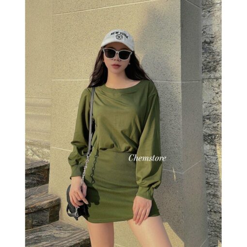 Đầm Mini Liền Trễ Vai Ôm Body DH003 Chemstore - Nữ - Women - Hình ảnh 7