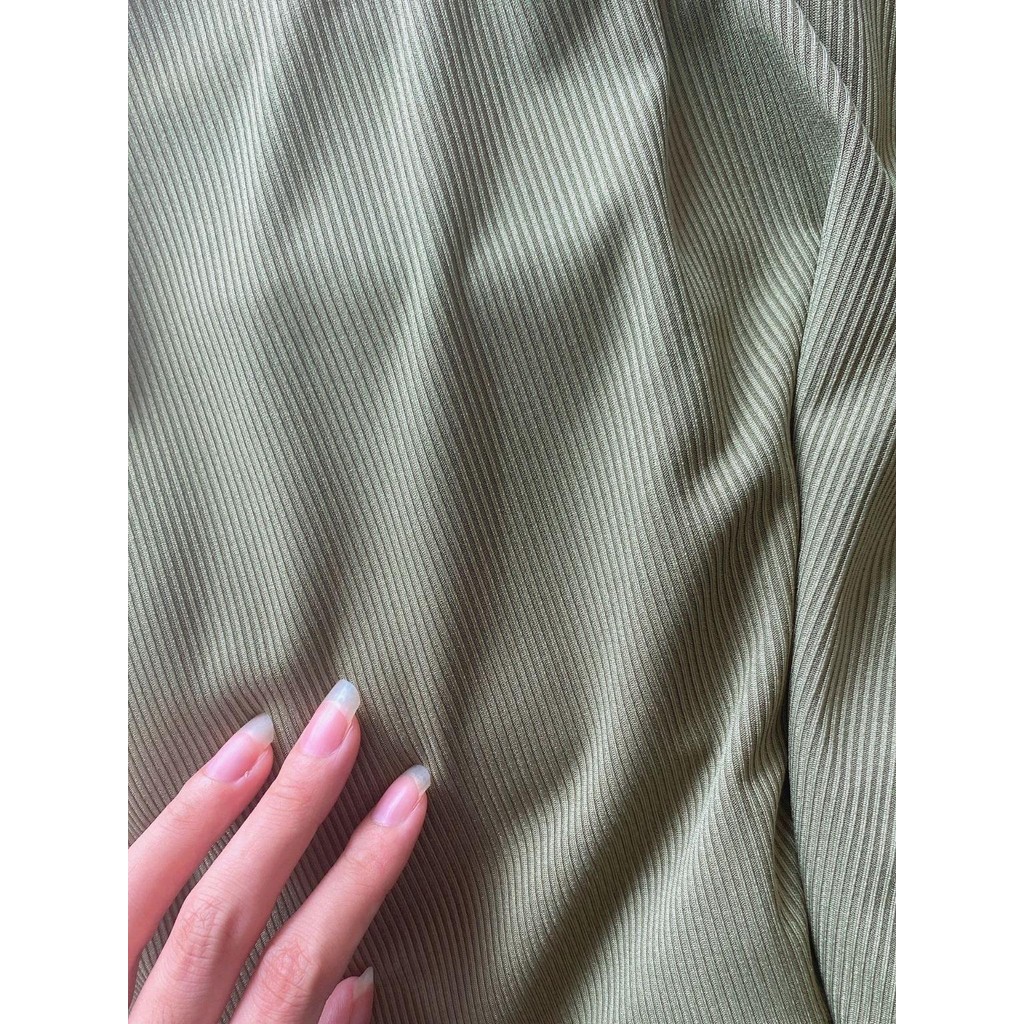 Đầm Mini Body Tay Dài Cổ Vuông Nhún Eo DA044 - Chemstore - Ôm Body, Nữ - Ảnh 9