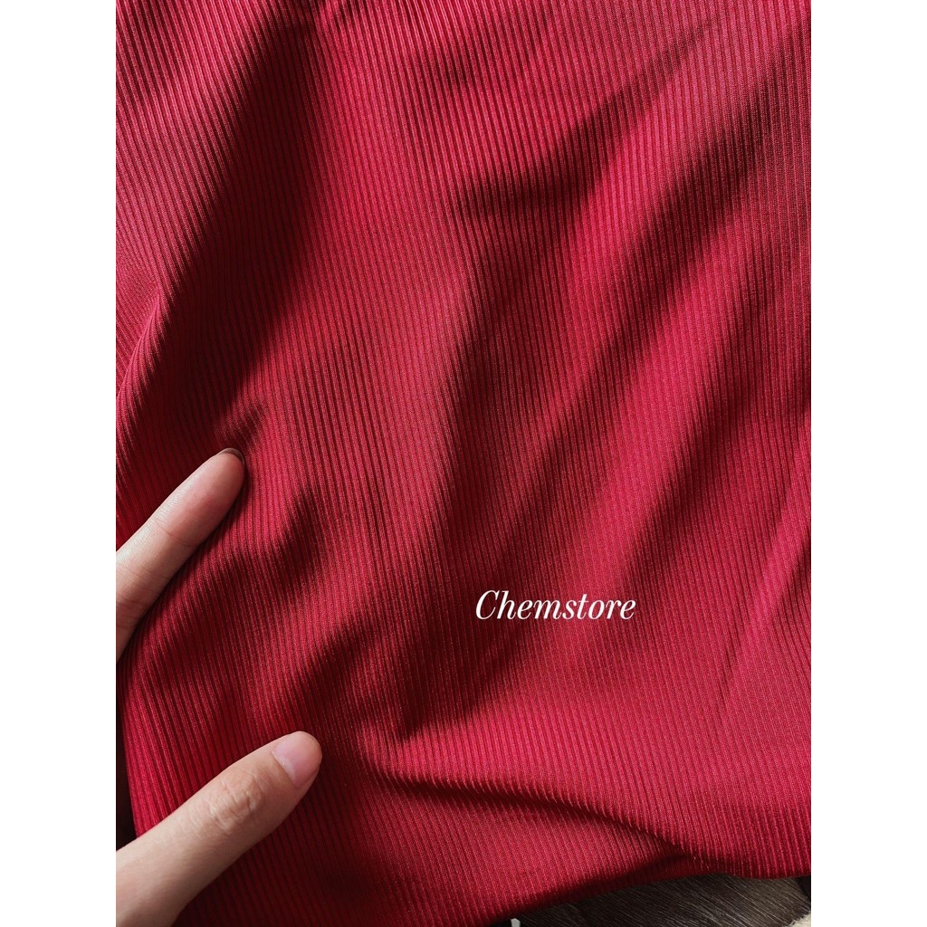 Đầm Mini Body Tay Dài Cổ Vuông Nhún Eo DA044 - Chemstore - Ôm Body, Nữ - Ảnh 8