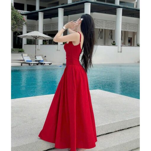 Đầm Maxi Hai Dây Dáng Xòe DA217 Chemstore - Nữ - Women - Hình ảnh 8