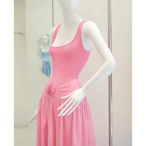 Đầm Maxi Body Cổ Vuông DA221 Chemstore cho Nữ - Women - Hình ảnh 5