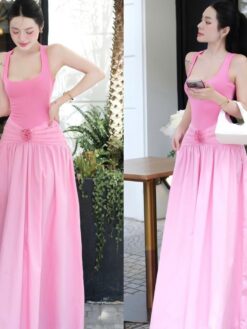 Đầm Maxi Body Cổ Vuông DA221 Chemstore cho Nữ - Women