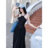 Đầm Maxi Body Cổ Yếm Mix Tùng Suông DO190 Chemstore - Đầm Dành Cho Nữ - Women