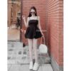 Đầm Mini Hai Dây Dáng Bí DO198 Chemstore - Thời Trang Nữ - Women