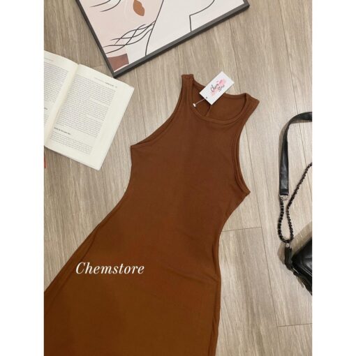Đầm Body Midi Ba Lỗ Xòe Phong Cách Thanh Lịch DA215 Chemstore - Nữ - Women - Hình ảnh 7